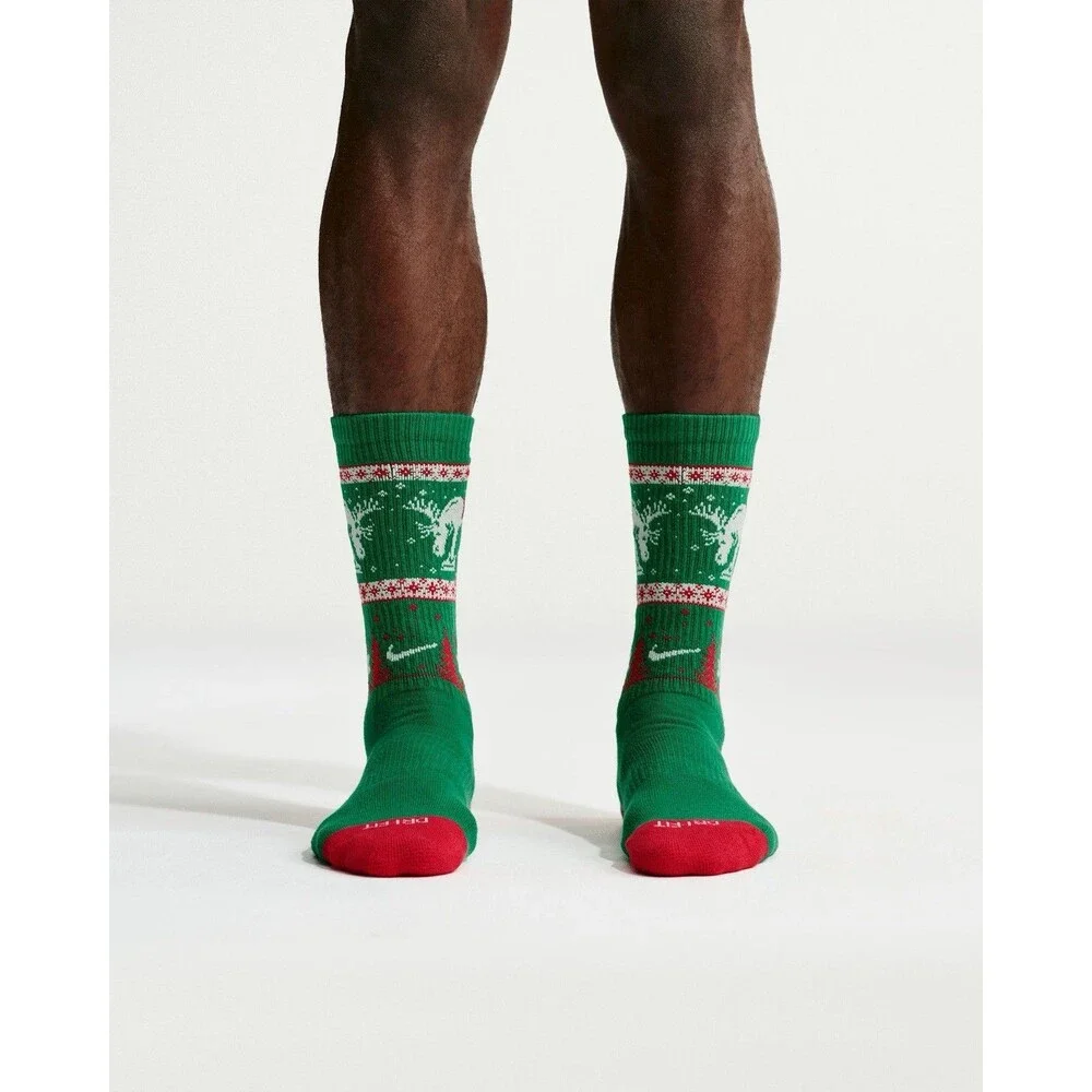 Nike Everyday Plus Cushioned Winter Wonderland Crew Socks